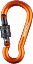 Munkees Karabijnhaak Pear-shape Schroefsluiting 8 X 80 Mm Oranje