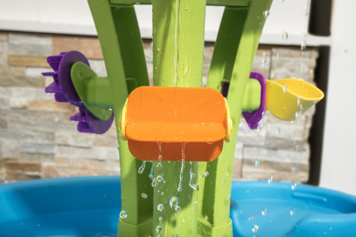 Step2 Summer Showers Splash Watertafel - Met 8 accessoires - Waterspeelgoed voor kind - Activiteitentafel met water voor de tuin / buiten — afbeelding 20