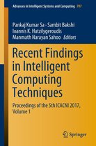 Advances in Intelligent Systems and Computing 707 - Recent Findings in Intelligent Computing Techniques