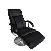 Massagestoel - Kunstleer - Zwart - 137 x 68 x 104