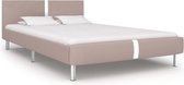 Bedframe kunstleer cappuccino 140x200 cm