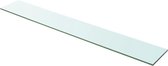 Wandschap transparant 100x15 cm glas