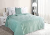 Beddensprei_sprei_kleur_munt_200X220cm_100% POLYESTER_