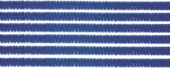 20x chenilledraad blauw 50 cm hobby artikelen - knutselen