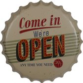Bierdop/kroonkurk Come in we're open