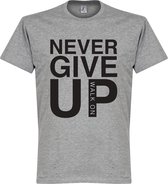 Never Give Up Liverpool T-shirt - Grijs - Kinderen - 6 Years