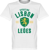 Sporting Lissabon Established T-Shirt - Wit - XXL