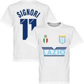 Lazio Roma Signori 11 Team T-Shirt - Wit - S