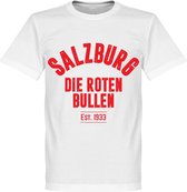 RB Salzburg Established T-Shirt - Wit  - L