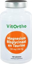 VitOrtho Magnesium Bisglycinaat en Taurine - 100 tabletten