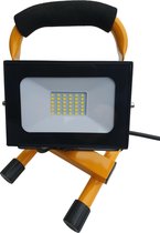 Werklicht LED | 30W=240W bouwlamp | stekker 300cm | daglichtwit 5500K | waterdicht IP65