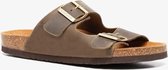 Hush Puppies leren dames bio slippers - Groen - Maat 37 - Extra comfort - Memory Foam