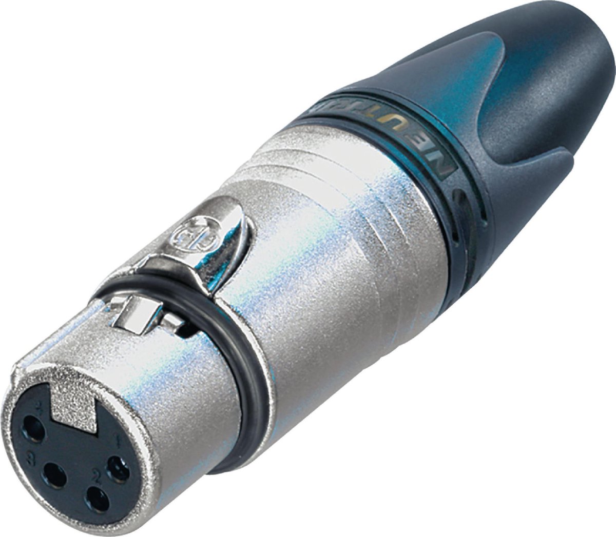 Neutrik NTR-NC4FXX Xlr Cable Socket 4 Cable Socket/straight Xx Soldeer Connecties Nickel-plated
