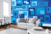 Fotobehang Vlies | Design | Blauw, Grijs | 368x254cm (bxh)