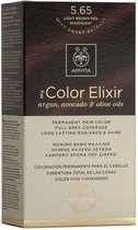 Apivita Haarverf Hair Colour Color Elixir Permanent Hair Color 5.65 Light Brown Red Mahogany
