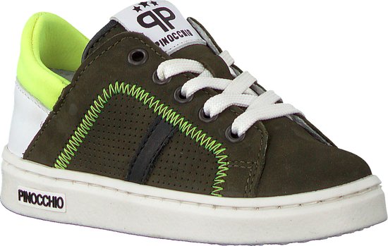 Pinocchio Jongens Lage sneakers P1232 - Groen - Maat 27 | bol.com