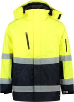Tricorp Parka EN471 bi-color - Workwear - 403004 - fluor geel / navy - Maat S