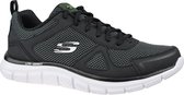 Skechers Track-Bucolo 52630-BKW, Mannen, Zwart, Trainingschoenen,Sportschoenen, maat: 46