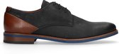 Van Lier Heren Veterschoenen - Zwart - Maat 45