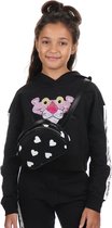 Monnalisa Sweater Corta Panther Nero