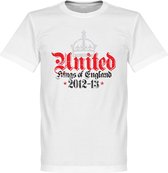 Manchester United Kings Of Engeland T-Shirt 2012-2013 - XXL