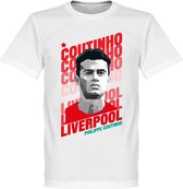 Coutinho Liverpool Portrait T-Shirt - XL