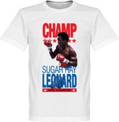 Sugar Ray Leonard Boxing Legend T-Shrit - S