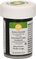 Wilton Eetbare Groene Voedselkleurstof Mosgroen - Icing Color 28g