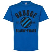 Brugge Established T-Shirt - Blauw - XXXXL