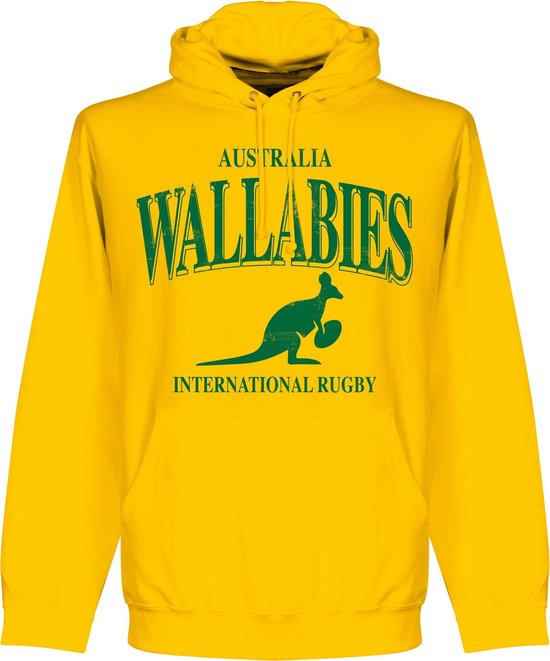 Australië Wallabies Rugby Hooded Sweater - Geel - M