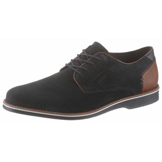 Rieker heren 13200 oxford schoen, Black Black 13200 00, 43 EU