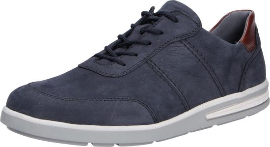 Waldlaufer Heren Sneakers Bruin sue sneaker klitteband | Van den Assem