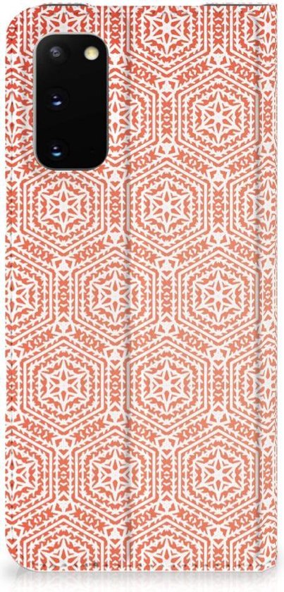 Coque Samsung Galaxy S20 avec Motif Aimant Orange