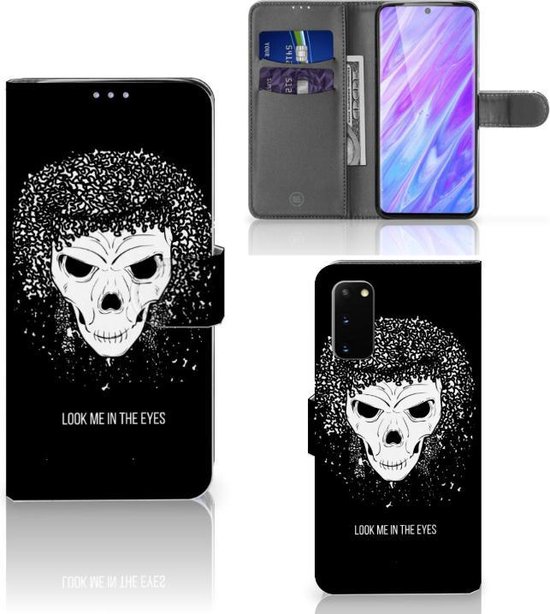Hertellen Afhankelijk thermometer Telefoonhoesje met Naam Samsung Galaxy S20 Beste Cadeau Skull Hair | bol.com