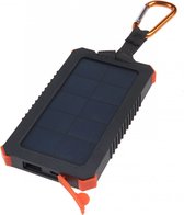 Xtorm / Solar Powerbank met zaklamp 5.000 mAh - Outdoor oplader op zonne-energie – USB + USB-C uitgang - Oranje