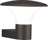 LED Tuinverlichting - Tuinlamp - Trion Karminy - Wand - 5W - E27 Fitting - Mat Zwart - Aluminium