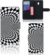 Bookcase Xiaomi Redmi 8A Zwart-Wit Design Illusie