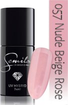 057 UV Hybrid Semilac Nude Beige Rose 7 ml.