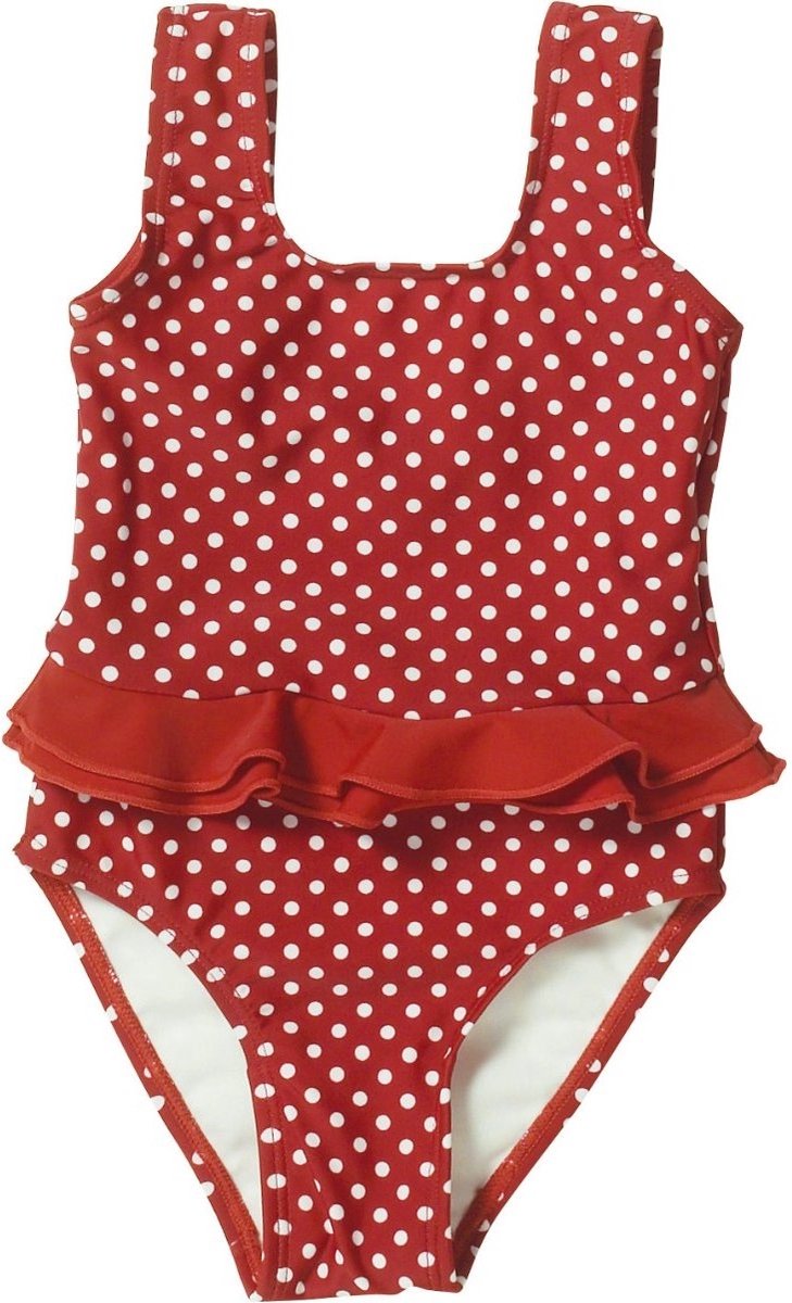 Playshoes badpak stippen rood 74/80