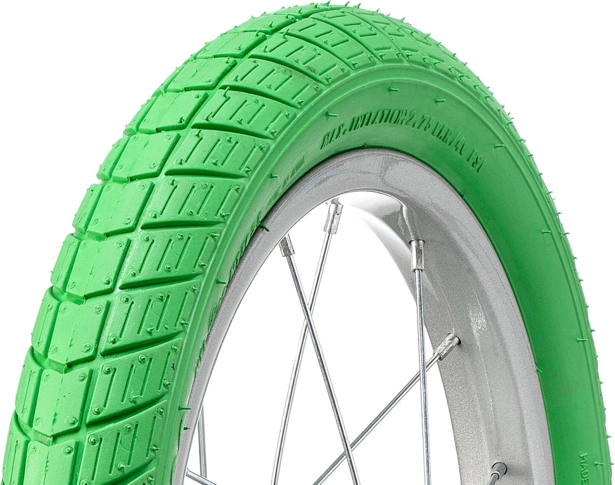 AMIGO Ortem Venom buitenband - Fietsband 14 inch - ETRTO 50-254 - Groen