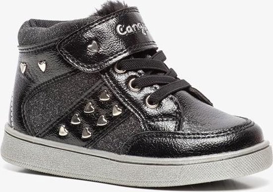 Hoge meisjes sneakers - Zwart - Maat 26 | bol.com