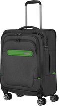 Travelite Madeira 4 Wiel Trolley S Antracite/Green