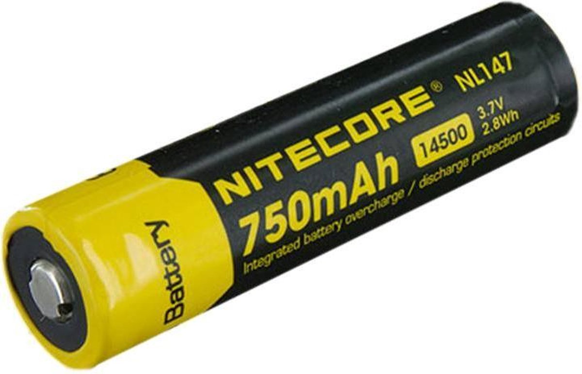 Nitecore AA batterij 750mAh