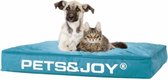 Sit&joy - Hondenkussen - Zitzakken - Medium - Aquablauw