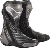 Alpinestars Supertech R Black Gray Gold Motorcycle Boots 48