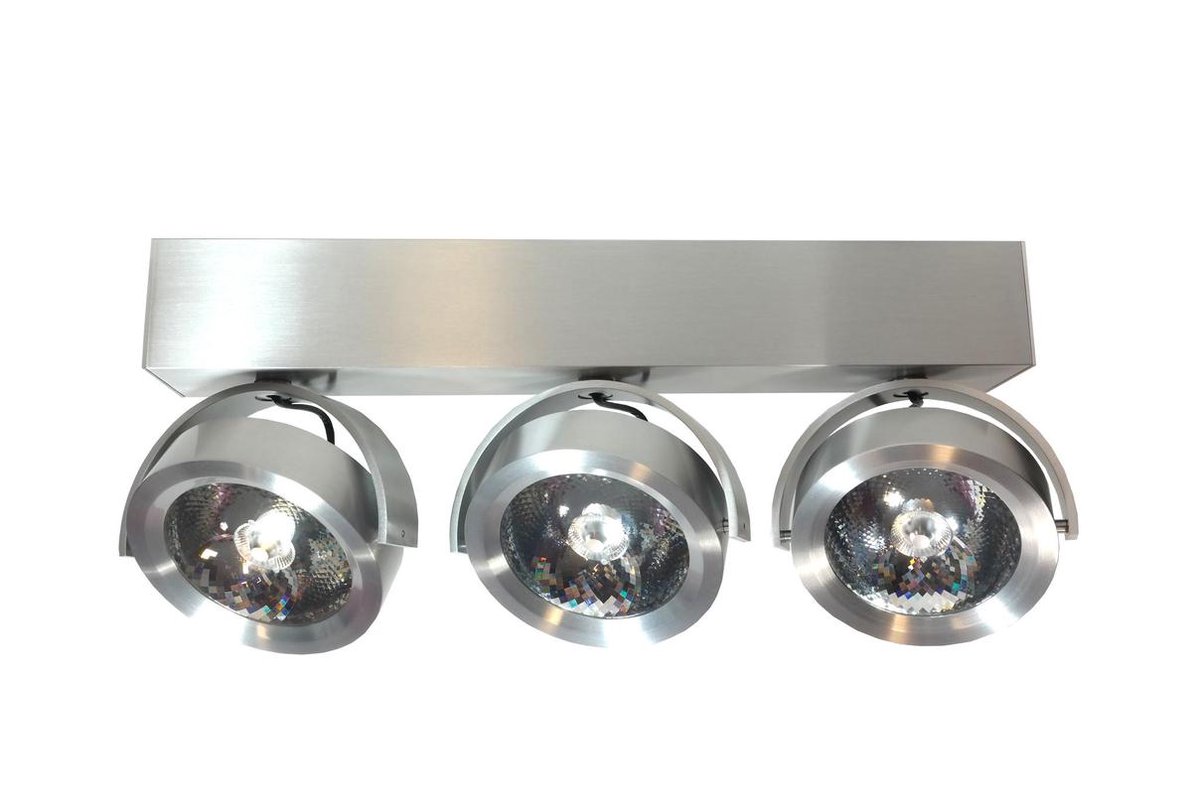 DUTCHESS Opbouwspot LED 3x13W/1560lm Zilver