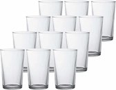 24x Drinkglazen/waterglazen Chope transparant 330 ml - Koffie/thee glazen Chope 330 ml