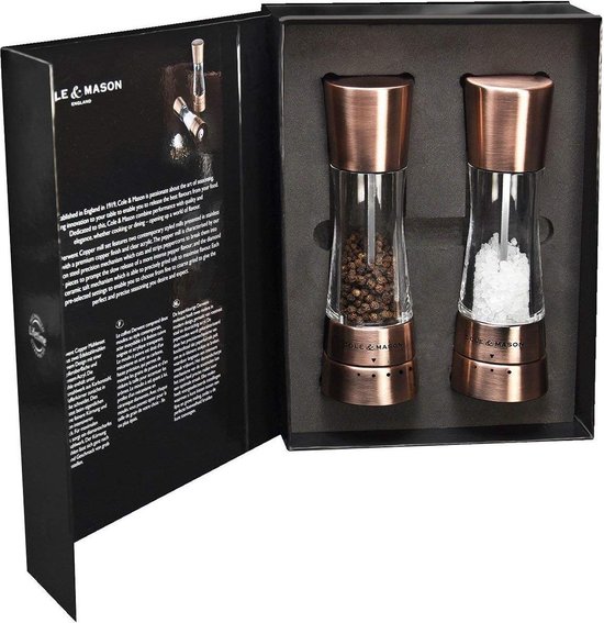 Cole & Mason Derwent Copper Salt & Pepper Mill Set