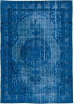 Blauw Recoloured Vintage Vloerkleed 222cm x 304cm