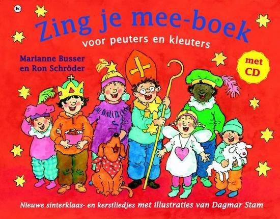 Cover van het boek 'Zing je mee-boek voor peuters en kleuters' van M. Busser